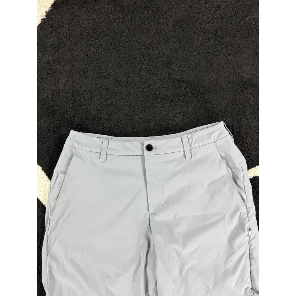 Lululemon Shorts Mens 30x10 Gray Commission Nylon Stretch Travel Golf